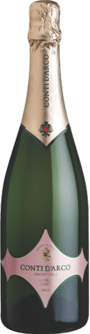 Conti d'Arco Trento DOC Rose Brut Metodo Classico